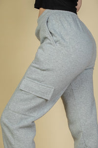 Side Pocket Drawstring Waist Sweatpants