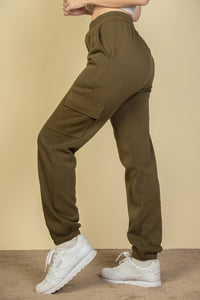 Side Pocket Drawstring Waist Sweatpants