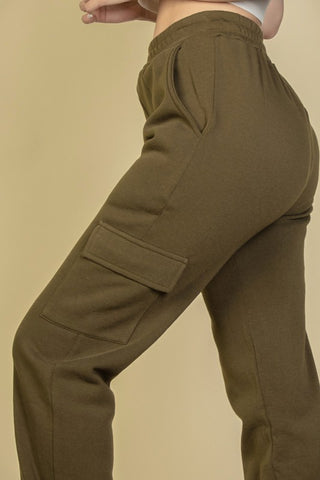 Side Pocket Drawstring Waist Sweatpants - 1985 the VAULT Boutique