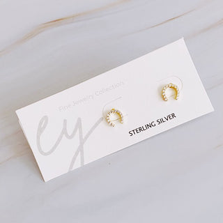 Mini Sparkle Mini Stud Sterling Silver Earrings - 1985 the VAULT Boutique