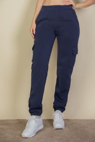 Side Pocket Drawstring Waist Sweatpants - 1985 the VAULT Boutique