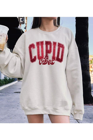 Cupid Vibes Valentine Sweater - 1985 the VAULT Boutique