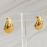 So Chic Jeweled Teardrop Earrings - 1985 the VAULT Boutique