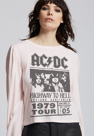 AC/DC Highway To Hell Puff Sleeve - 1985 the VAULT Boutique