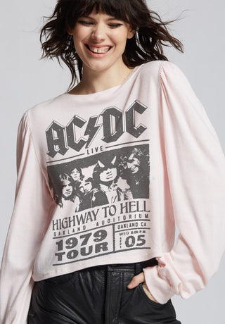 AC/DC Highway To Hell Puff Sleeve - 1985 the VAULT Boutique