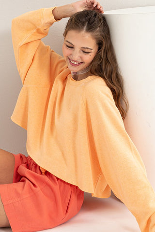 Laid Back Crop Sweatshirt - 1985 the VAULT Boutique