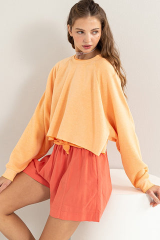 Laid Back Crop Sweatshirt - 1985 the VAULT Boutique