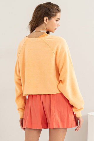 Laid Back Crop Sweatshirt - 1985 the VAULT Boutique