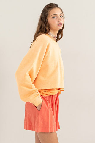 Laid Back Crop Sweatshirt - 1985 the VAULT Boutique