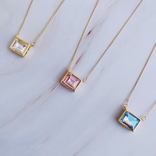 Sweet Square Pendant Necklace - 1985 the VAULT Boutique