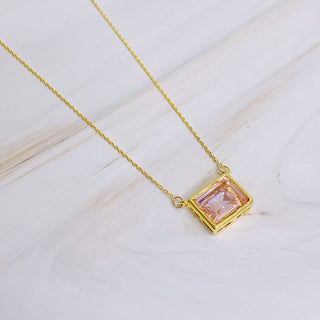 Sweet Square Pendant Necklace - 1985 the VAULT Boutique