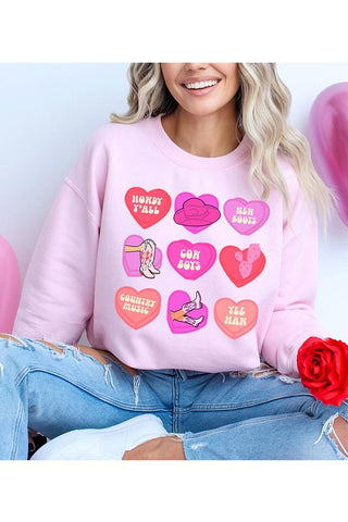 Valentine Candy Heart Sweater - 1985 the VAULT Boutique