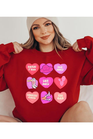 Valentine Candy Heart Sweater - 1985 the VAULT Boutique