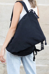 Kai Asymmetric Canvas Backpack - 1985 the VAULT Boutique