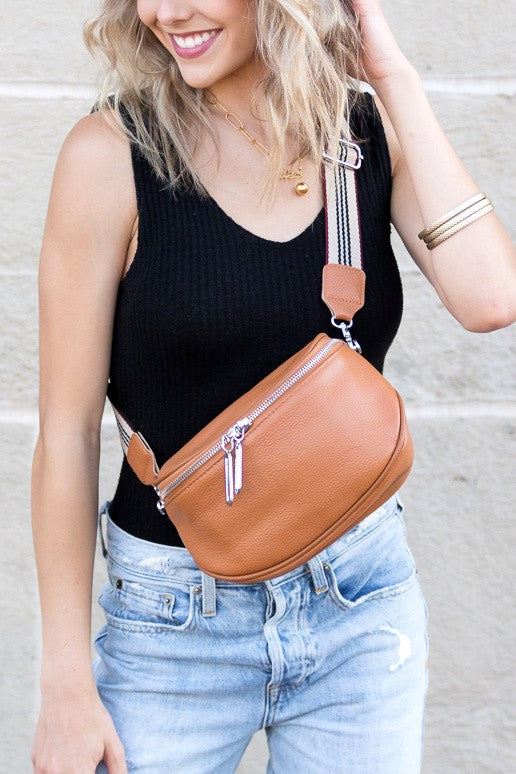 Hazel Genuine Leather Sling Bag - 1985 the VAULT Boutique