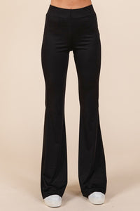 Mittoshop Stretchy Soft Elastic Waist Flare Pants - 1985 the VAULT Boutique