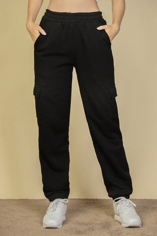 Side Pocket Drawstring Waist Sweatpants - 1985 the VAULT Boutique