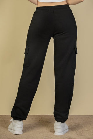 Side Pocket Drawstring Waist Sweatpants - 1985 the VAULT Boutique