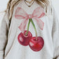 CHERRY BOW COQUETTE GRAPHIC SWEATSHIRT - 1985 the VAULT Boutique