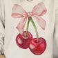 CHERRY BOW COQUETTE GRAPHIC SWEATSHIRT - 1985 the VAULT Boutique