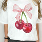 CHERRY BOW COQUETTE GRAPHIC TEE - 1985 the VAULT Boutique