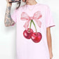 CHERRY BOW COQUETTE GRAPHIC TEE - 1985 the VAULT Boutique