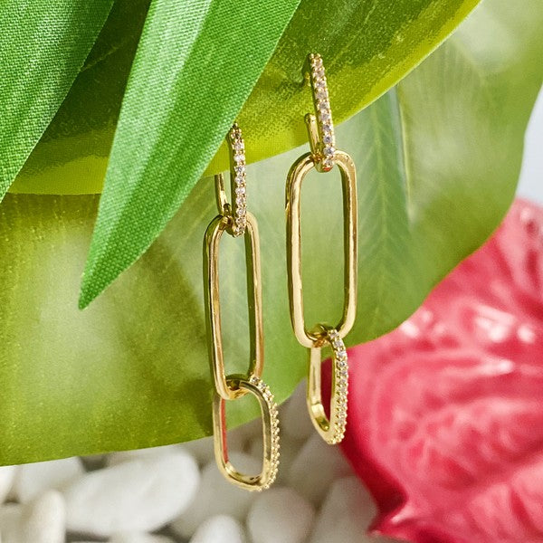 Blink Link Drop Earrings - 1985 the VAULT Boutique