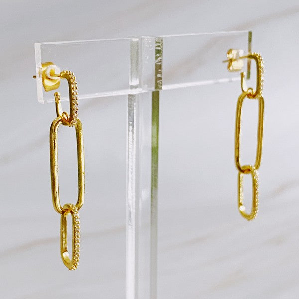 Blink Link Drop Earrings - 1985 the VAULT Boutique