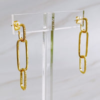 Blink Link Drop Earrings - 1985 the VAULT Boutique