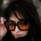 Tortoise Megan Oversized Gradient Sunglasses - 1985 the VAULT Boutique