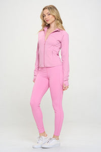 Workout Jacket Long sleeve Zip-Up - 1985 the VAULT Boutique