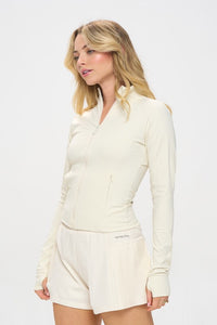 Workout Jacket Long sleeve Zip-Up - 1985 the VAULT Boutique