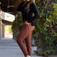 The Autumn Houndstooth Leggings - 1985 the VAULT Boutique