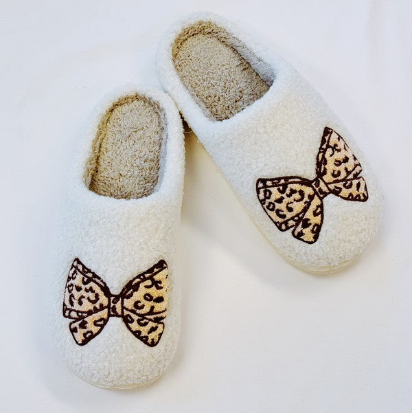 Emily Bow Cozy Lounge Slippers - 1985 the VAULT Boutique