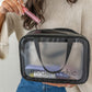 6 Piece Clear Cosmetic Travel Toiletries Organizer - 1985 the VAULT Boutique