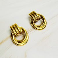 Golden Knocker Earrings - 1985 the VAULT Boutique