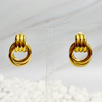 Golden Knocker Earrings - 1985 the VAULT Boutique