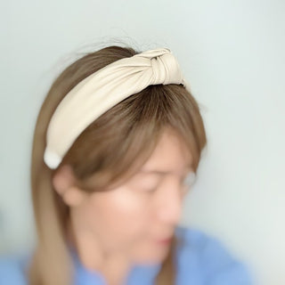 Leather Better Knotted Headband - 1985 the VAULT Boutique