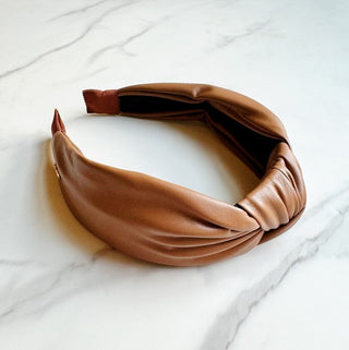 Leather Better Knotted Headband - 1985 the VAULT Boutique