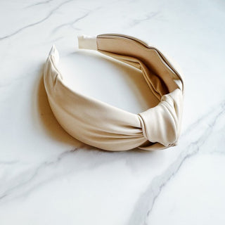 Leather Better Knotted Headband - 1985 the VAULT Boutique