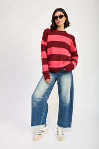 OVERSIZED STRIPED SWEATER - 1985 the VAULT Boutique