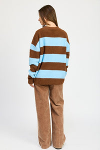 OVERSIZED STRIPED SWEATER - 1985 the VAULT Boutique