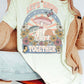 Retro Lets Grow Together Oversized Graphic Tee - 1985 the VAULT Boutique