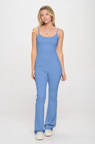 2 Piece Set Matching Flare jumpsuit Active Jacket - 1985 the VAULT Boutique