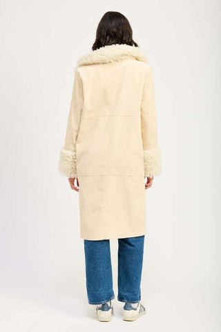 FAUX FUR MID TRENCH COAT - 1985 the VAULT Boutique