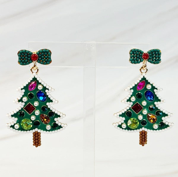 Dress Up Your Tree Dangle Earrings - 1985 the VAULT Boutique