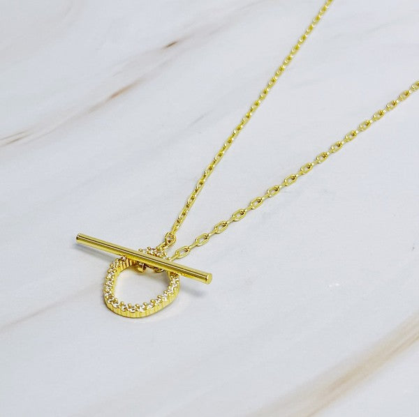 Amelia Dainty Toggle Necklace - 1985 the VAULT Boutique