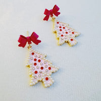 Merry And Bright Bow Tree Earrings - 1985 the VAULT Boutique