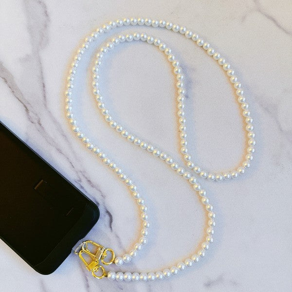 Pearl Channel Crossbody Lanyard - 1985 the VAULT Boutique