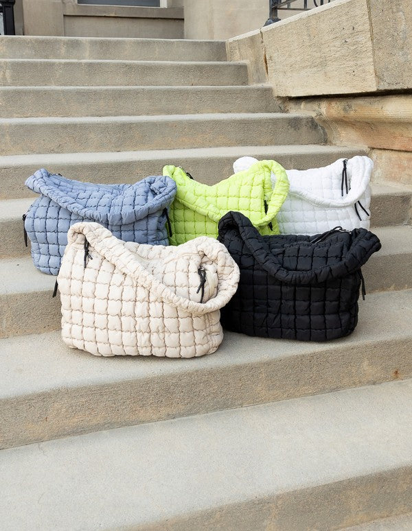 Taylor Quilted Puffer Tote - 1985 the VAULT Boutique